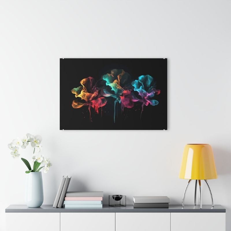 glasschilderij-abstracte-rook-bloemen-huiskamer