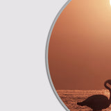 muurcirkel-flamingo-sunset-zijkant