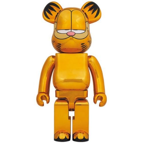 Bearbrick-1000-Garfield-Goud-Chroom