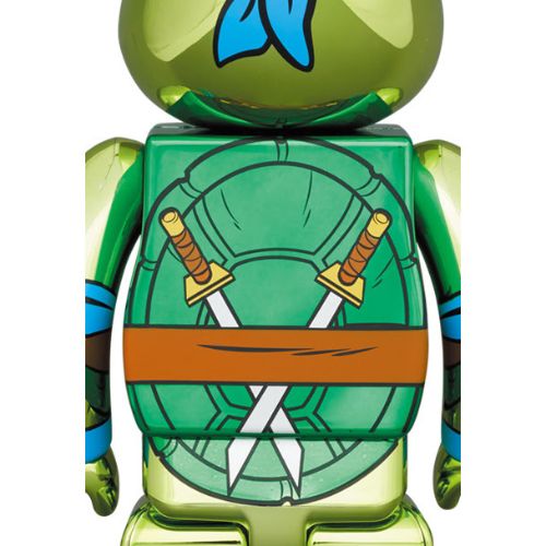 Bearbrick-1000-Leonardo-Chrome-Teenage-Mutant-Ninja-Turtles-achterkant