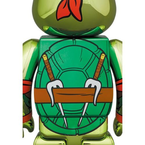 Bearbrick-1000-Raphael-Chrome-Teenage-Mutant-Ninja-Turtles-achterkant