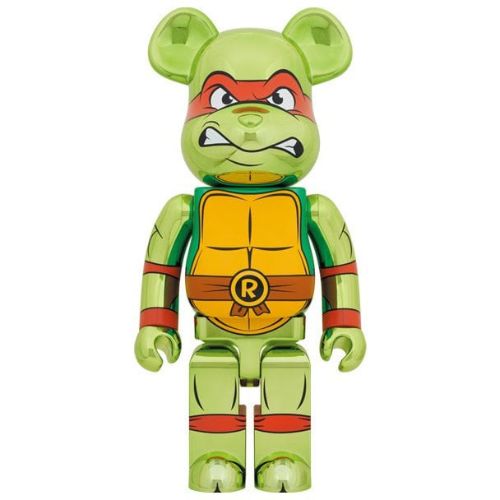 Bearbrick-1000-Raphael-Chrome-Teenage-Mutant-Ninja-Turtles