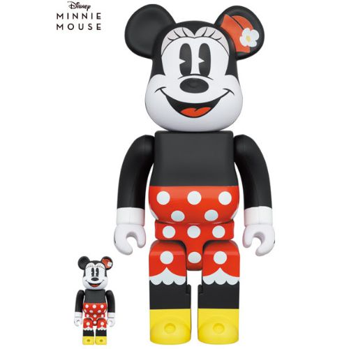 Bearbrick-set-100-400-Minnie-Mouse-Walt-Disney