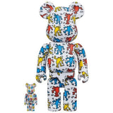Bearbrick-set-400-en-100-Keith-Haring-v9-Dancing-Dogs