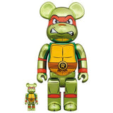 Bearbrick-set-Raphael-Chrome-Teenage-Mutant-Ninja-Turtles