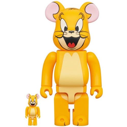 Bearbrickset-400-en-100-Jerry-klassieke-kleur-Tom-Jerry