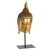 Boeddha-beeld-Hoofd-op-voet-goudkleur