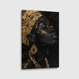 Canvas schilderij african woman