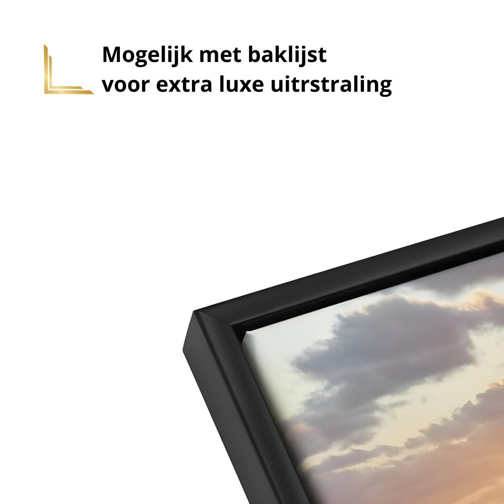 Canvas schilderij baklijst