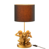Tafel-lamp-aap-goud-licht