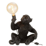 Zittende-aap-lamp-zwart-licht-aan