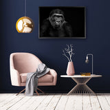canvas schilderij aap kamer