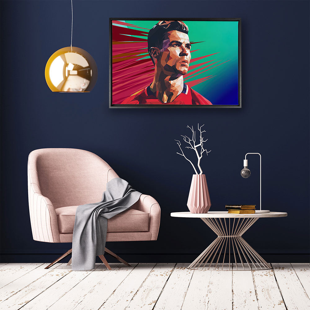 canvas schilderij abstract ronaldobaklijst kamer