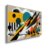 canvas schilderij abstracte geometrische vormen