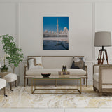 canvas schilderij abu dhabi grote moskee wachtruimte 2