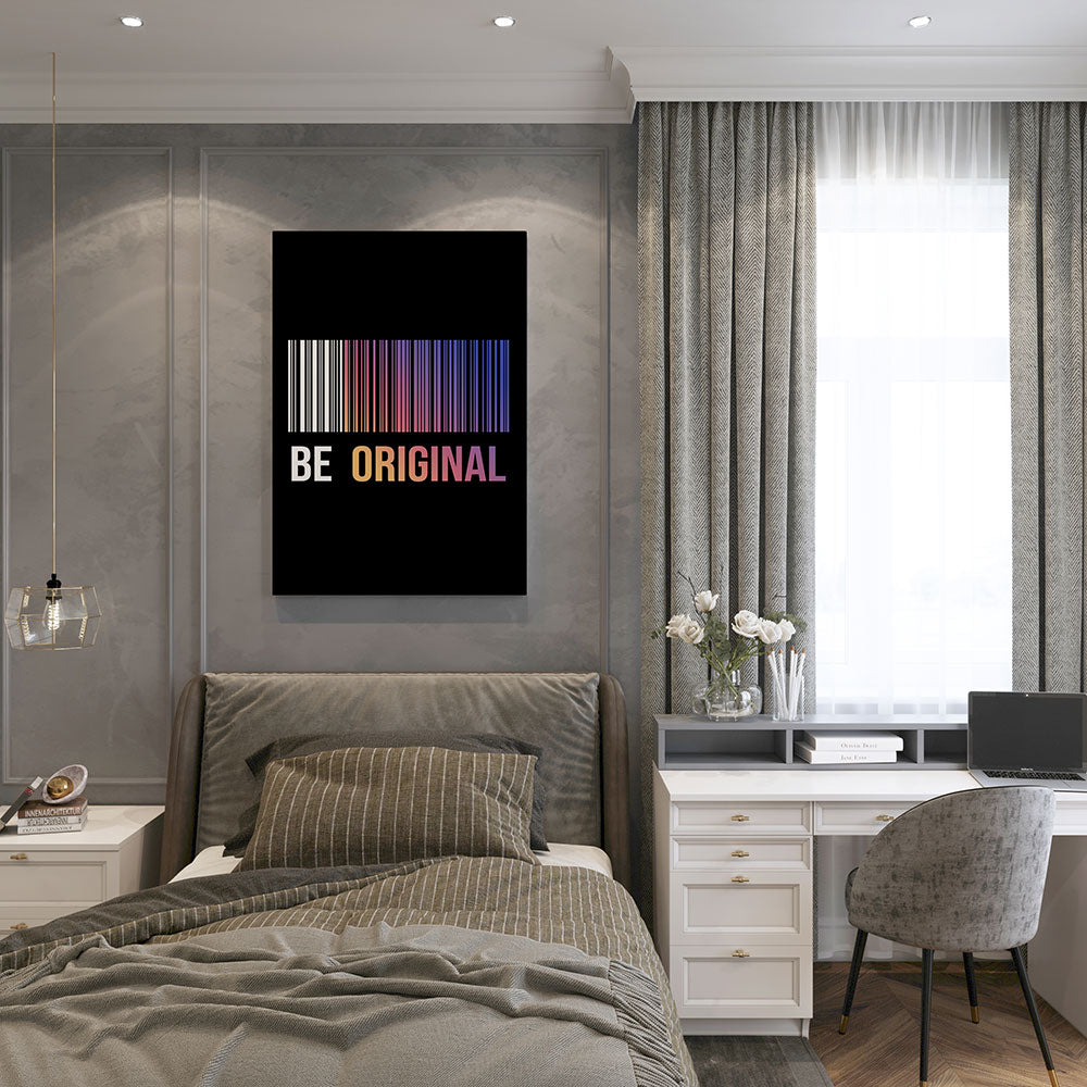 canvas schilderij be original slaapkamer