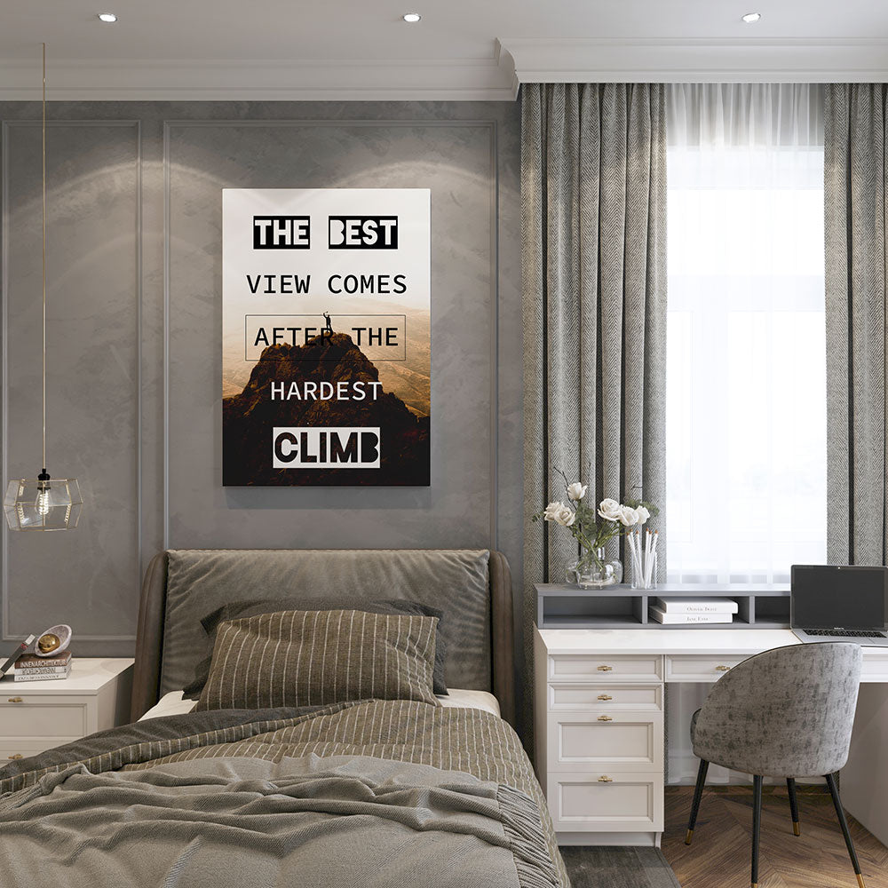 canvas schilderij best view slaapkamer