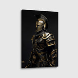canvas schilderij black gladiator