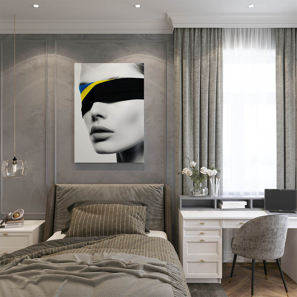 canvas schilderij blind faith slaapkamer