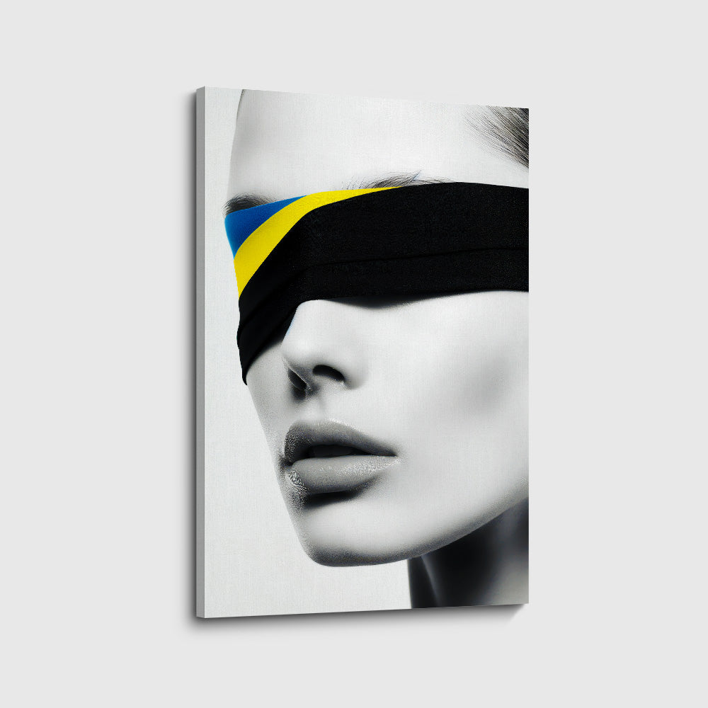 canvas schilderij blind faith voorkant