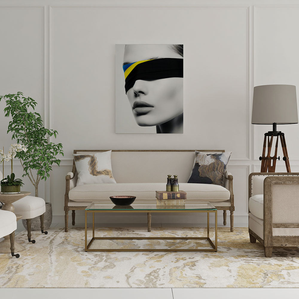 canvas schilderij blind faith wachtruimte 2