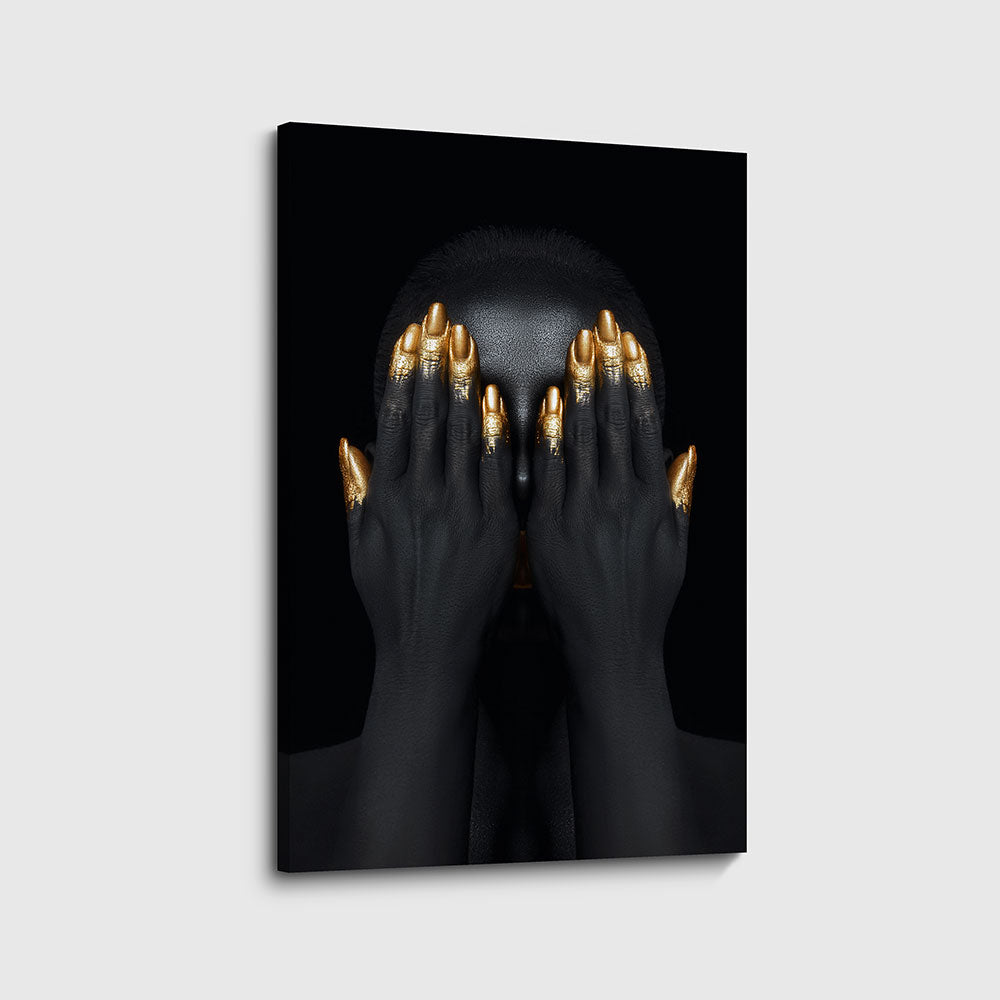 canvas schilderij body art