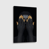 canvas schilderij body art