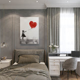 canvas schilderij chasing love slaapkamer