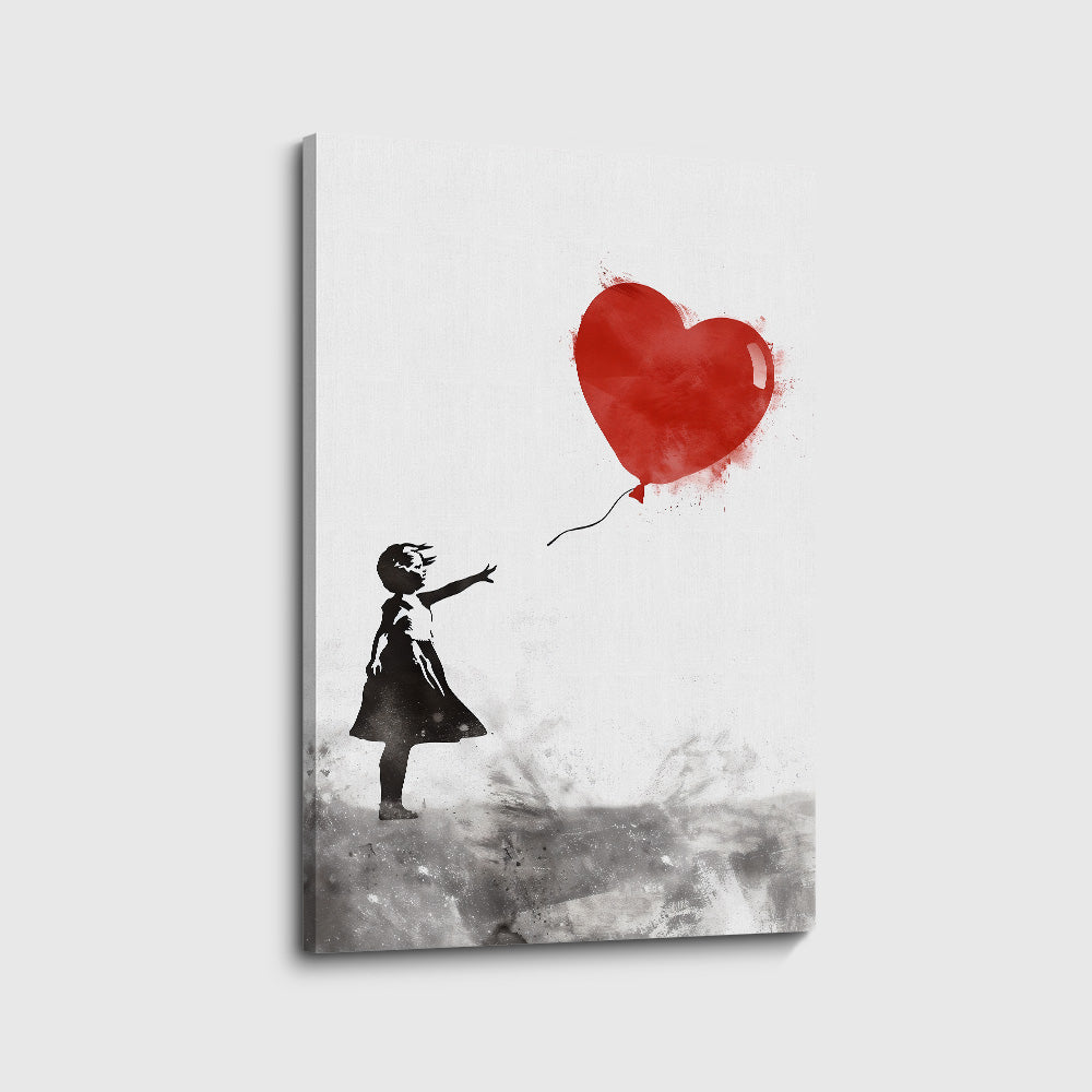 canvas schilderij chasing love voorkant