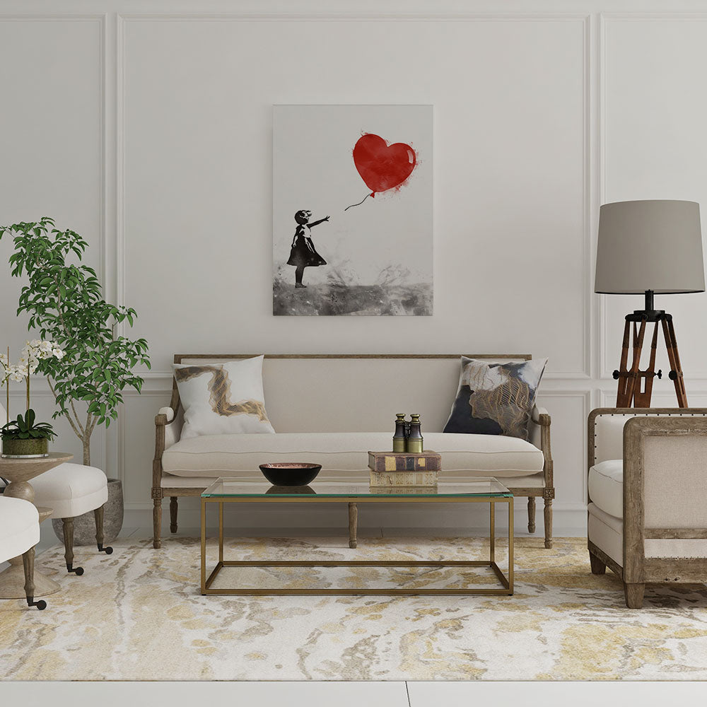 canvas schilderij chasing love wachtruimte 2