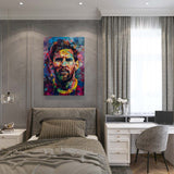 canvas schilderij color legend slaapkamer