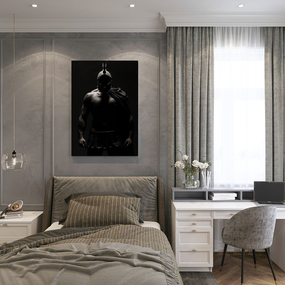 canvas schilderij courage warrior-slaapkamer 