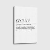 canvas schilderij courage