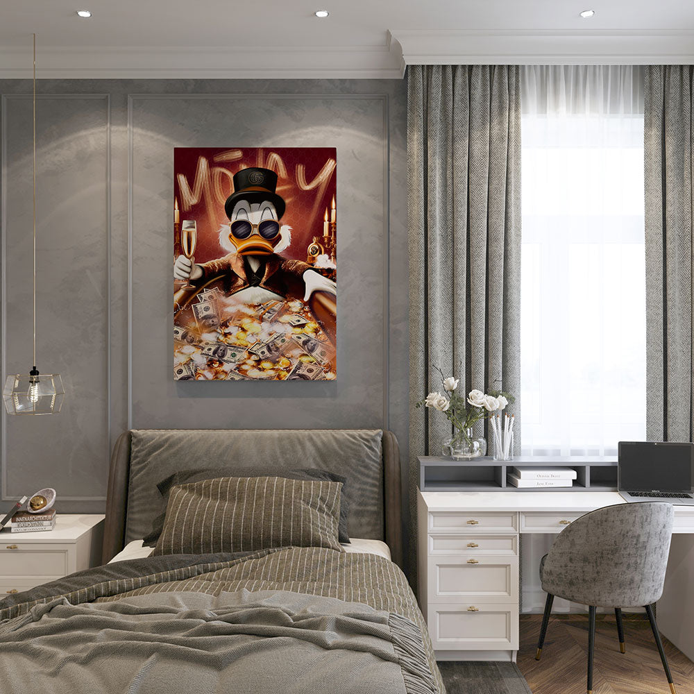 canvas schilderij dagobad slaapkamer
