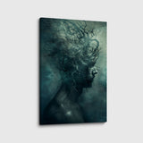 canvas schilderij dark psychology