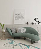 canvas schilderij excellence wit zwart wachtruimte