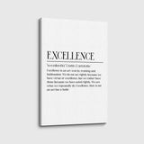 canvas schilderij excellence wit zwart