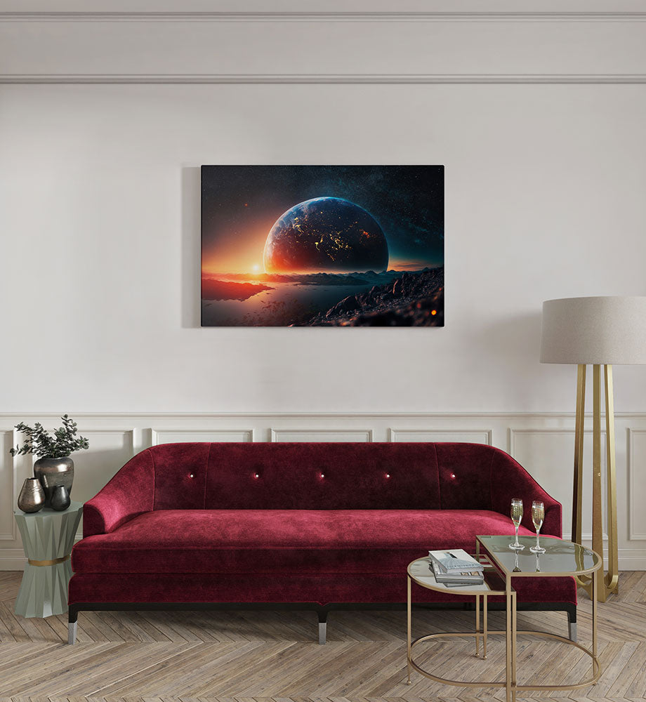 canvas schilderij fantasy world kamer