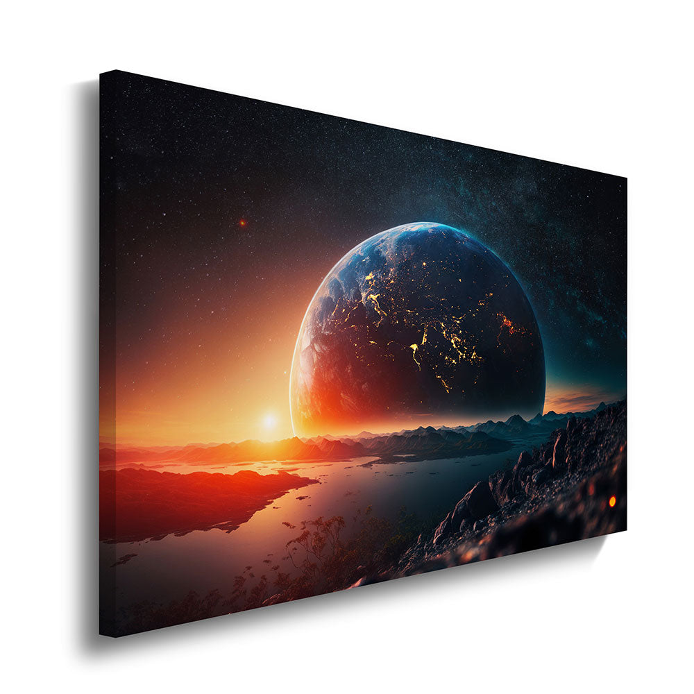canvas schilderij fantasy world