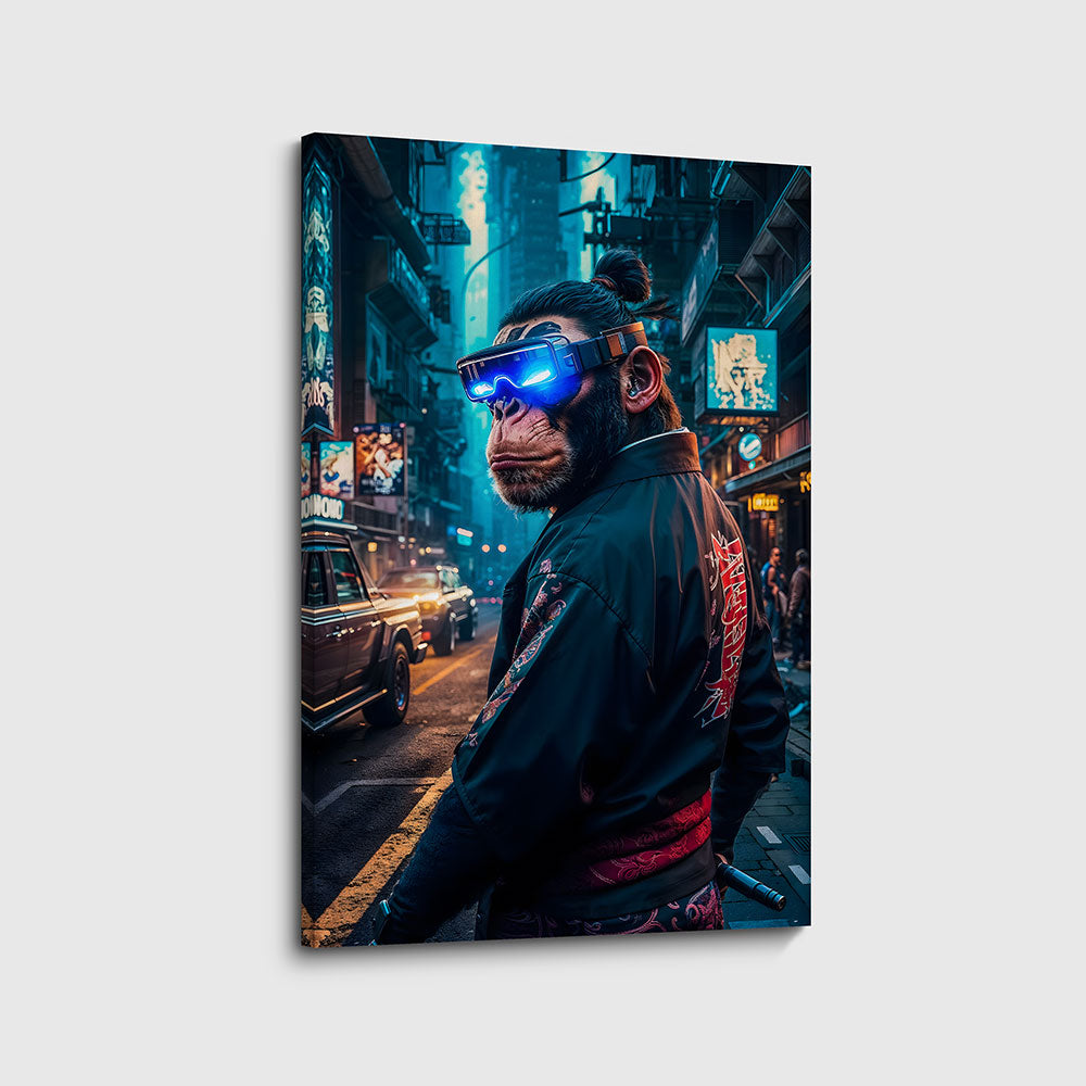canvas schilderij future ape