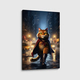 canvas schilderij gelaarsde kat
