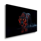 canvas schilderij gloeiende tijger