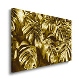 canvas schilderij gold leaves voorkant