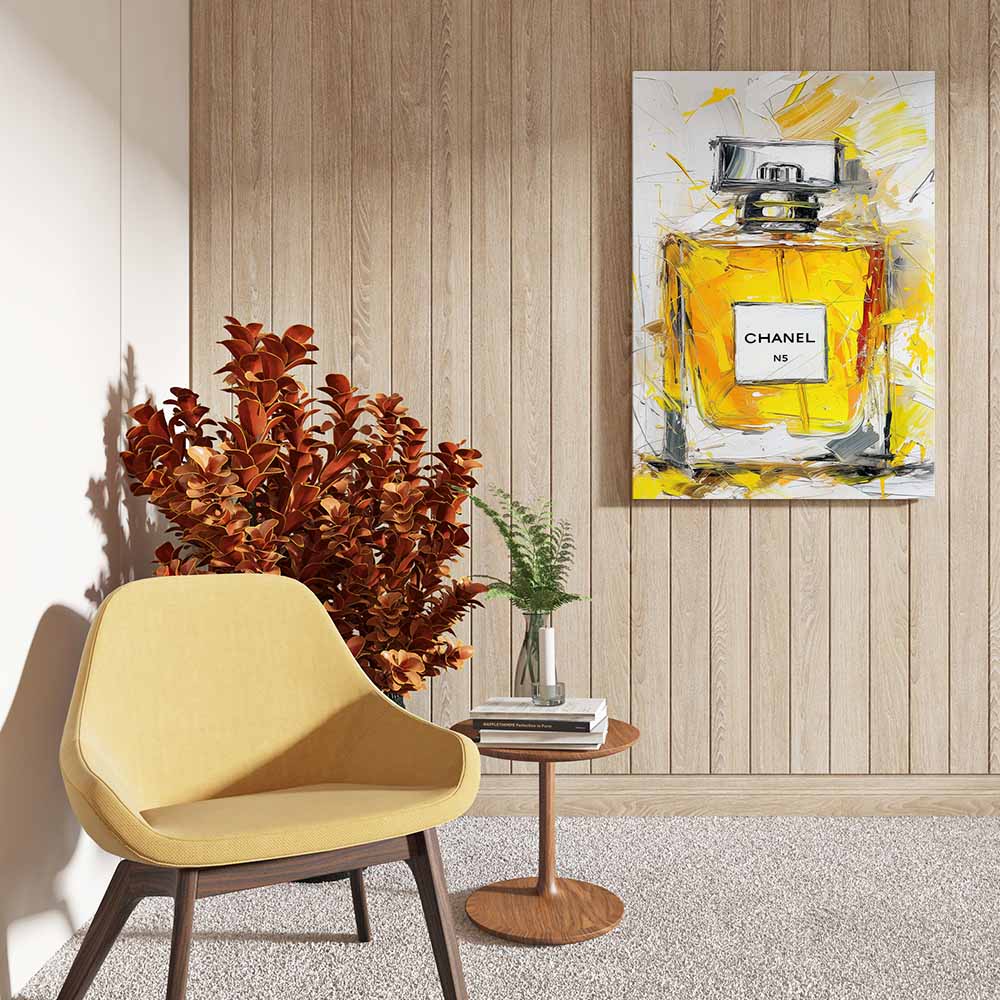 canvas schilderij golden essence
