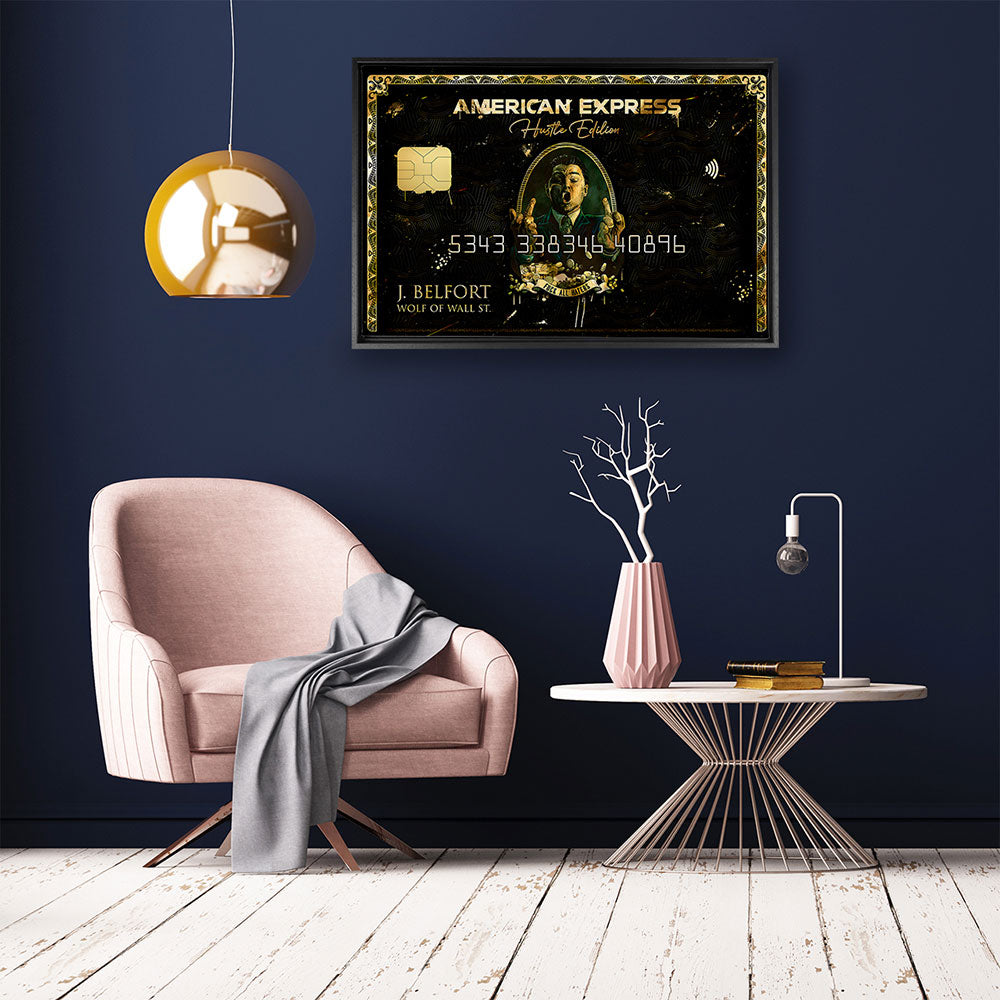 canvas schilderij hustle express baklijst kamer