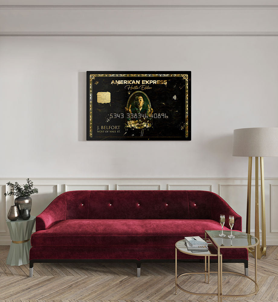 canvas schilderij hustle express kamer