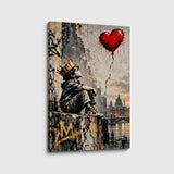 canvas schilderij jonge koning voorkant