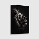 canvas schilderij koning leeuw