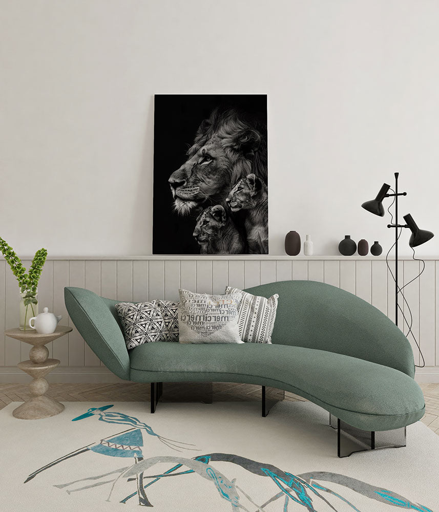 canvas schilderij koninklijke familie wachtruimte