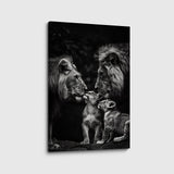 canvas schilderij koninklijke knuffel